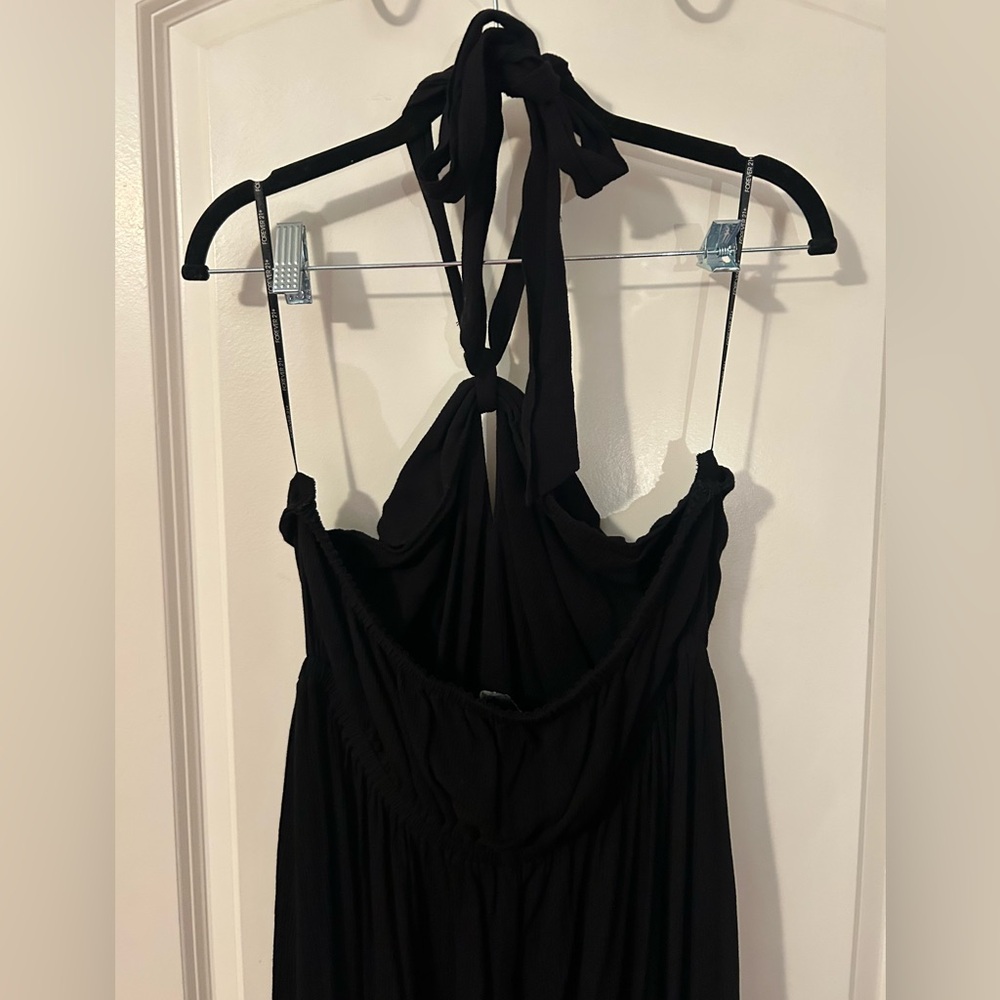 Forever 21 Plus Size Black Halter Maxi Dress - Picture 5 of 6